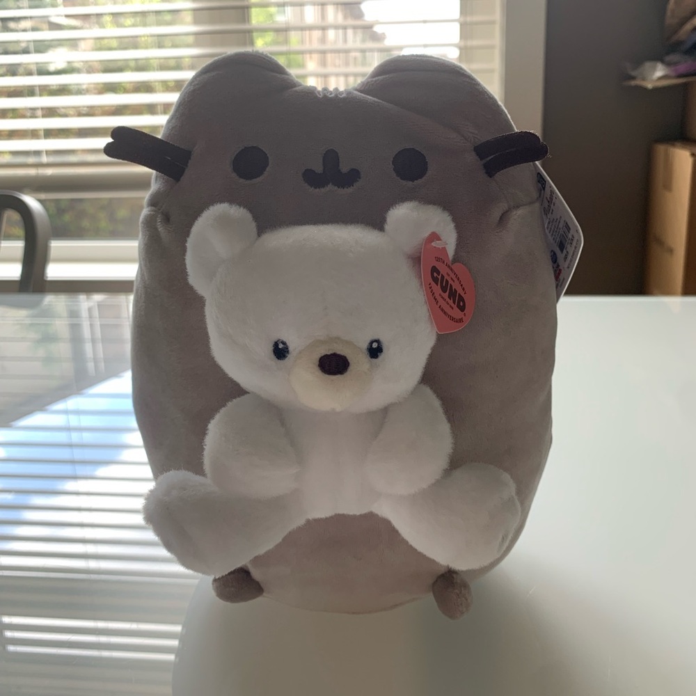 125th Anniversary Pusheen x GUND Kai Bear Plush 9.5” - New With Tags Pusheen New